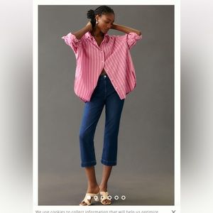 MAEVE BY ANTHROPOLOGIE THE ESSENTIAL SLIM HI RISE STRAIGHT LEG ANKLE JEANS 26